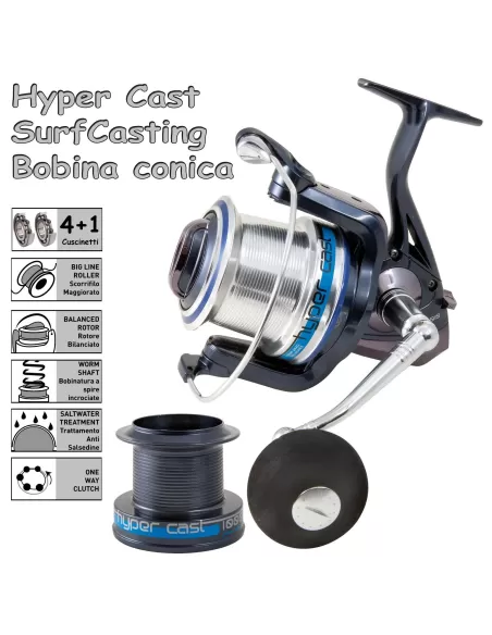 Mulinello da SurfCasting - Hyper Cast Mulinelli da Pesca Altro