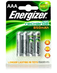 4 ministilo Ricaricabili Batterie Energizer
