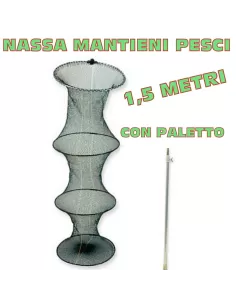 Nassa portapesci e picchetto nasse e reti Camor