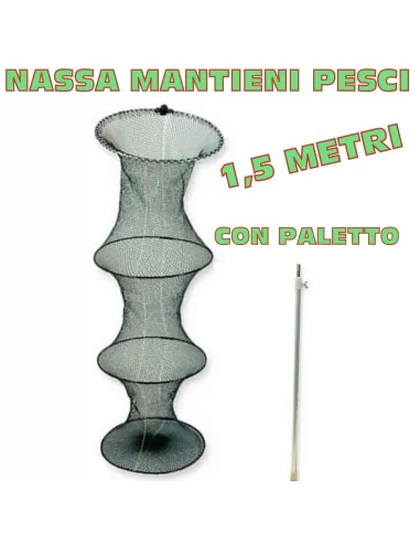Nassa portapesci e picchetto nasse e reti Camor
