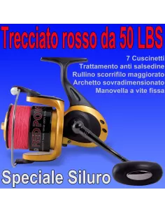Reel with braid 50 lb 