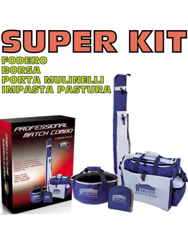 Kit fodero, portanassa porta mulinelli e secchio Kit da pesca Lineaeffe