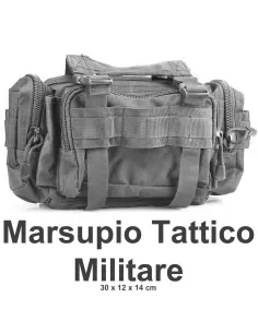 Marsupio militare Nero con tasche Caccia Altro