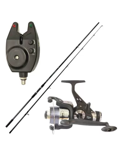 kit Carpfishing Canna Mulinello e Avvisatore Kit da pesca Kolpo