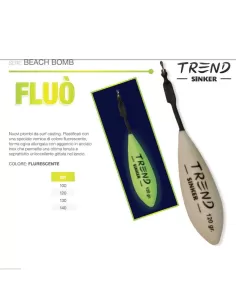 Piombo da surfcasting beach bomb Fluo Trend Surf Casting Piombi Surfcasting Trend Sinker