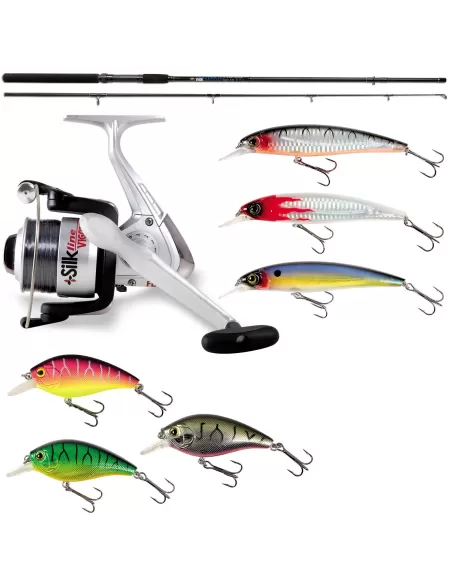 Kit spinning Flash Kit da pesca Lineaeffe
