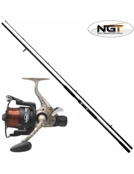 Combo Carpfishing Canna NGT Mulinello Camo Kolpo Carpfishing