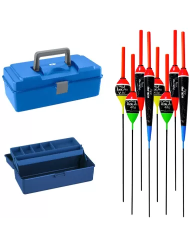 kit galleggianti con valigia Kit da pesca All Fishing