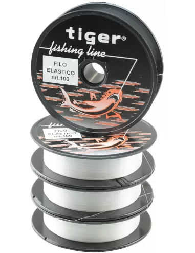 Filo elastico per esche Tiger 100 mt Fili da pesca Kolpo