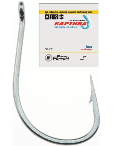 Kaptura Ami con Occhiello Eyed Maggot Hook Ami sfusi Lineaeffe