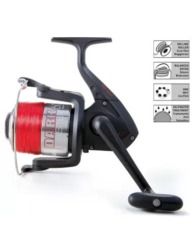 Mulinello Dark Caster 4 Cuscinetti Mulinelli da Pesca Lineaeffe