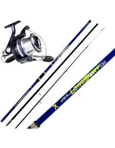 Combo Surfcasting Barrel 3 Sections Reel Shakespeare Salt Surf 7000 