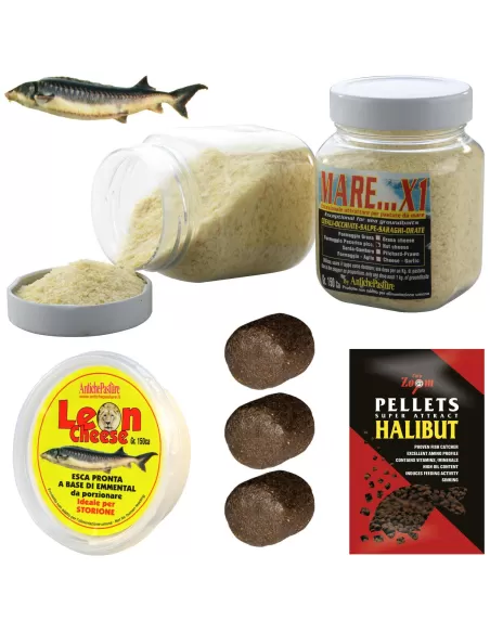 Kit esche e pastura storione Kit da pesca Altro
