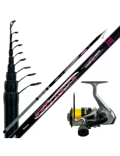 Bolognese Fishing Kit Rod 5 mt carbon reel fa 3bb