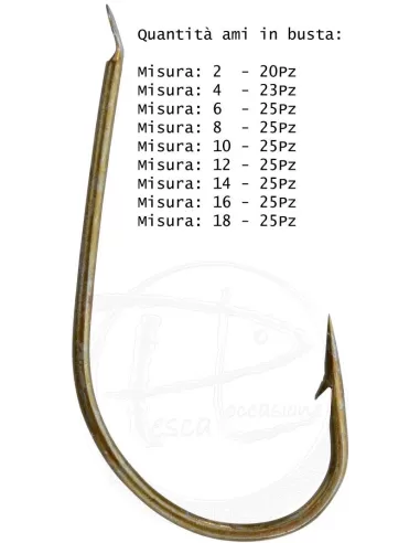 Vigor Ami per la Pesca 451  Ami sfusi Lineaeffe