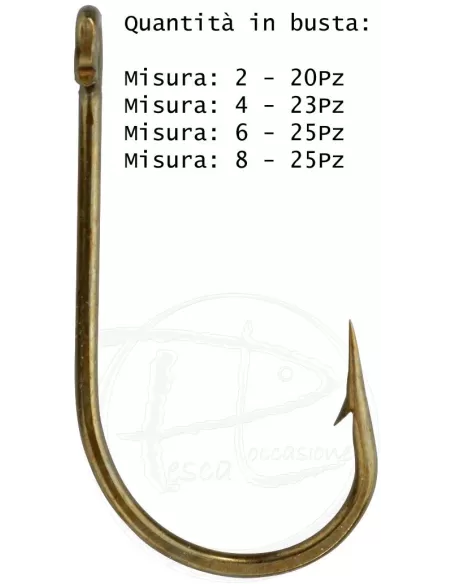 Vigor Ami per la Pesca Serie 480 Ami sfusi Lineaeffe