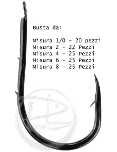 Vigor Ami per la Pesca 410 con Doppio Ardiglione Ami sfusi Lineaeffe