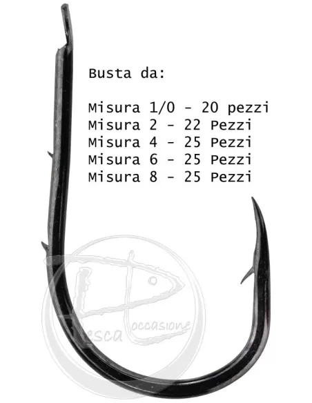 Vigor Ami per la Pesca 410 con Doppio Ardiglione Ami sfusi Lineaeffe