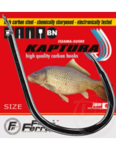Kaptura Ami da carpa senza ardiglione Ami sfusi Lineaeffe