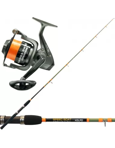 Kit Pesca Trainetta Coastiera Barca Bolentino Kit da pesca Kolpo
