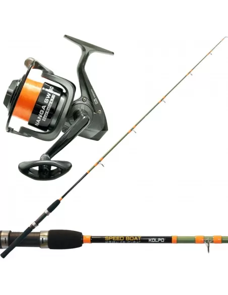 Kit Pesca Trainetta Coastiera Barca Bolentino Kit da pesca Kolpo