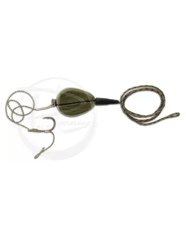 Lenza completa Hai rig carpfishing Carpfishing Altro