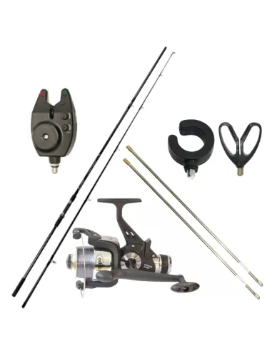 Kit Carpfishing Canna Mulinello Picchetti e Poggiacanne Kit da pesca Kolpo