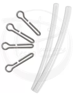 Micro gancio con tubino 10 pz Minuteria Lineaeffe