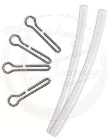 Micro gancio con tubino 10 pz Minuteria Lineaeffe