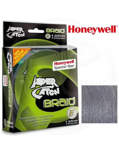 Trecciato microfilamento Hiper Braid 135 metri Fili da pesca Fishing Ferrari