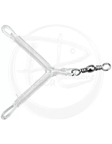Attacco rapido per due ami Nylon Forks 2 pz Minuteria Lineaeffe