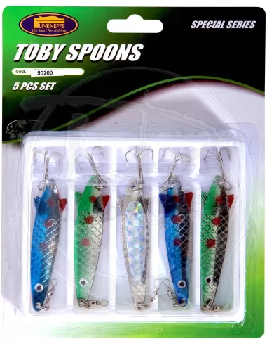 Ondulante Toby Spoons 7-12 Esche Artificiali Lineaeffe