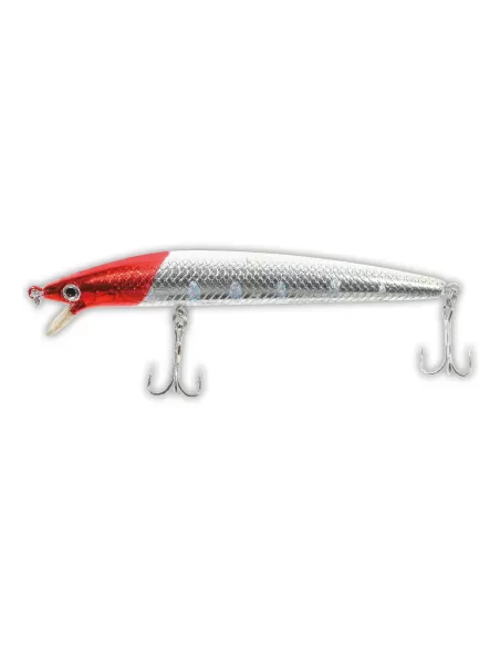 Lineaeffe Crystal Minnow Artificiale Spinning Traina Costiera Red Head Esche Artificiali Lineaeffe