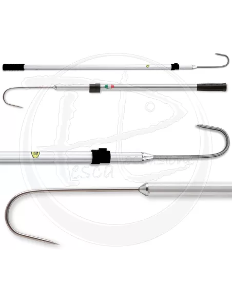 Raffio telescopico alluminio Accessori da pesca Lineaeffe