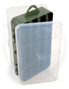 Scatola doppia 2 coperchi trasparenti Minuteria Lineaeffe