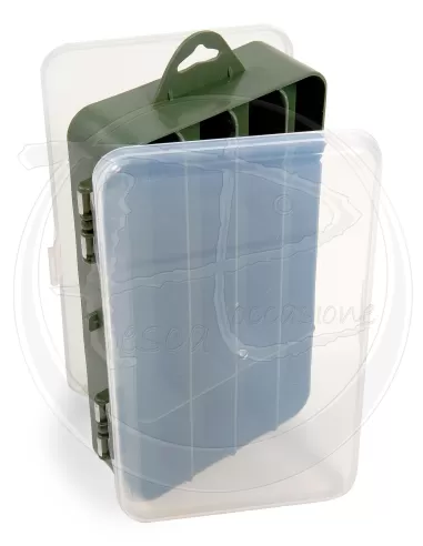Scatola doppia 2 coperchi trasparenti Minuteria Lineaeffe