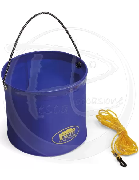 Secchio in EVA con cordino Accessori da pesca Lineaeffe