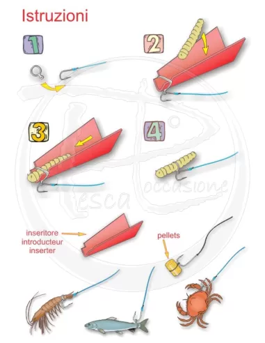 Elastici per esche piccoli Minuteria Stonfo