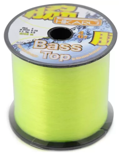 Hikaru Bass Top Filo da Pesca Yellow 1900 mt Fili da pesca Hikaru