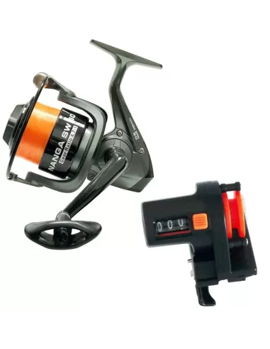 Combo Mulinello con Filo e Contametri Mulinelli da Pesca Kolpo