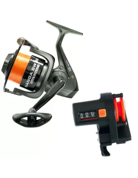 Combo Mulinello con Filo e Contametri Mulinelli da Pesca Kolpo