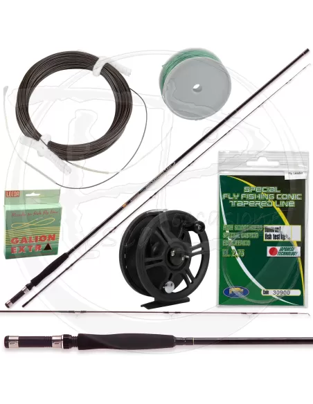 Kit mosca completo Kit da pesca Kolpo
