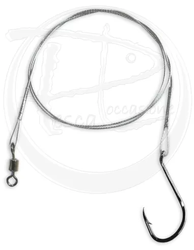 Cavetto Acciaio Super Soft Con Girella e Amo Minuteria Lineaeffe