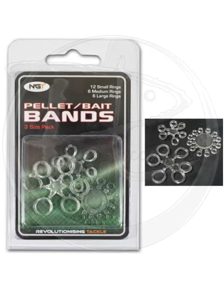 Elastici per esche assortiti Carpfishing