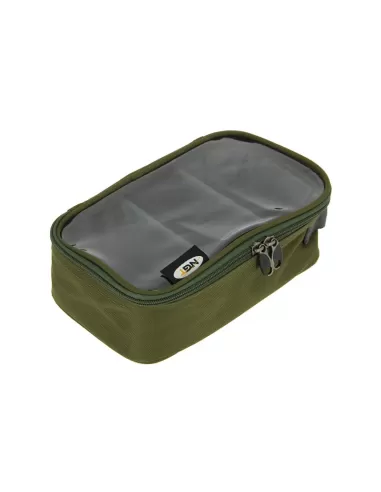 Ngt Borsa Porta Piombi e Accessori Chiusura Trasparente Carpfishing