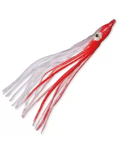 Octopus in silicone rosso bianco Traina Lineaeffe