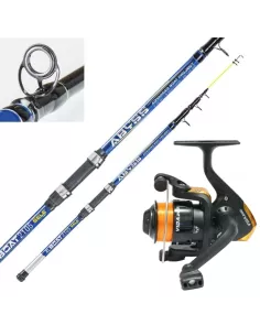 Kit Pesca Start Canna Mulinello e Filo Kit da pesca Zun Zun