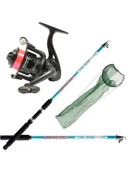 Combo Pesca Start with Canna Mulinello Filo and Retino