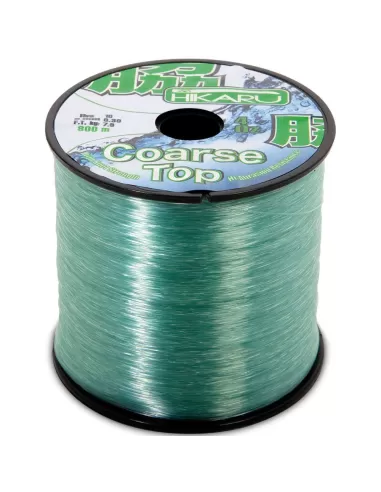 Hikaru Coarse Top Filo da Pesca Verde 1900 mt Fili da pesca Hikaru