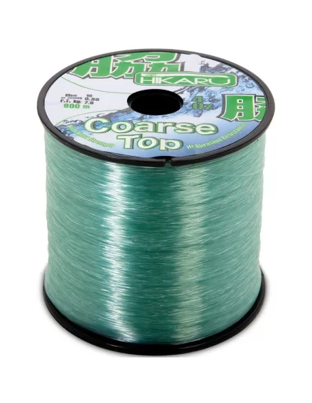 Hikaru Coarse Top Filo da Pesca Verde 1900 mt Fili da pesca Hikaru